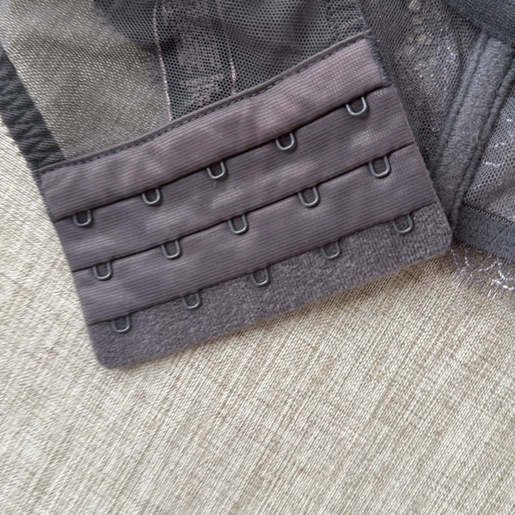 Victoria’s Secret Very Sexy Strapless Demi‎ purple lace longline corset size 36B - Picture 5 of 8